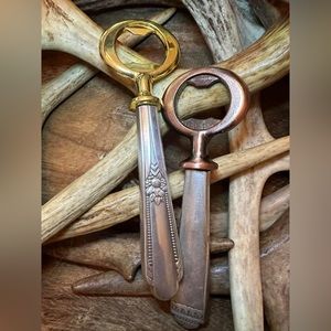 Bottle Opener Silver plated vintage